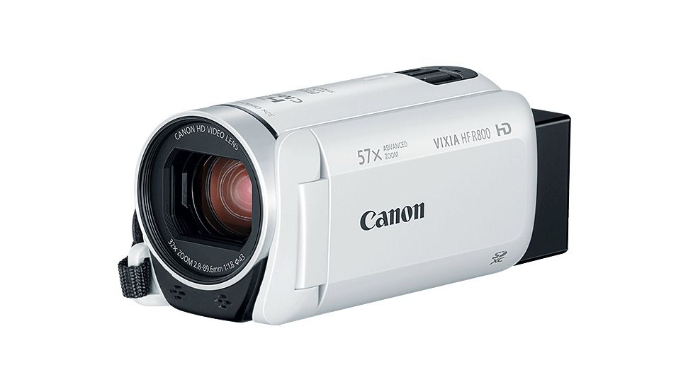 Canon Vixia Hf R800 A Kit Camcorder, White 1960C003