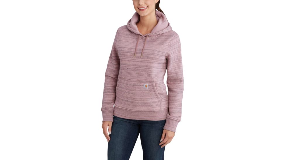 Carhartt Clarksburg Pullover Sweatshirt for Womens, Sparrow Space Dye, 2XL/Regular 102790-553-REG-XXL