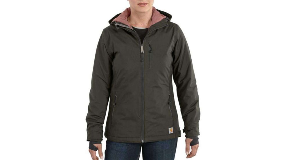 Carhartt Elmira Jacket for Womens, Olive, Extra Small/Regular 101766-307-REG-XS