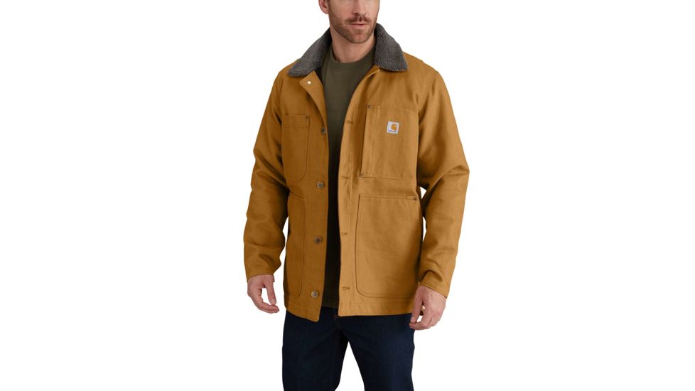 Carhartt Full Swing Chore Coat for Mens, Carhartt Brown, Large/Regular 102707-211-REG-L