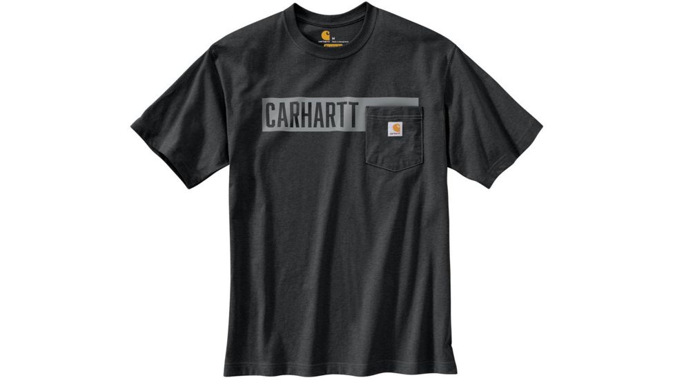 Carhartt Relaxed Fit Heavyweight Short-Sleeve Graphic T-Shirt - Mens, Carbon Heather, Large, 104180-CRH-REG-L