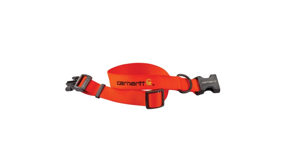 Carhartt Tradesman Dog Collar for Mens, Brite Orange, Small/Medium 102005-824-42798-S/M