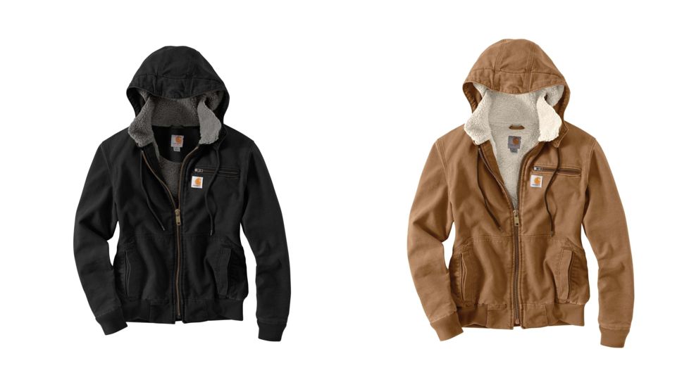 Carhartt Wildwood Jacket - Women's, Black, Carhartt Brown