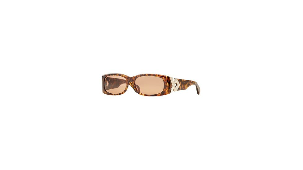 Carmen Marc Valvo CM Hepburn SECM HEPB06 Single Vision Prescription Sunglasses SECM HEPB065525 TO - Frame Color: Amber, Lens Diameter: 55 mm
