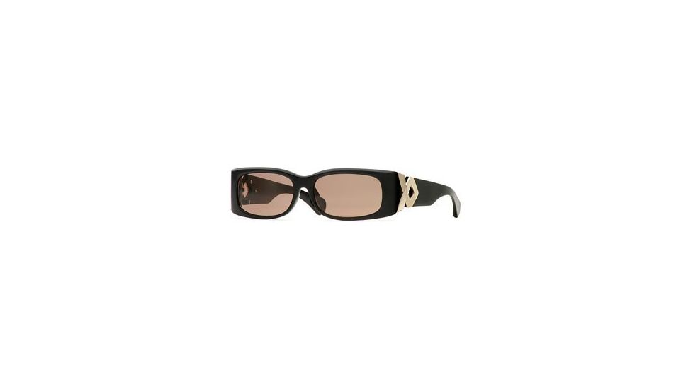 Carmen Marc Valvo CM Hepburn SECM HEPB06 Single Vision Prescription Sunglasses SECM HEPB065525 BK - Frame Color: Black, Lens Diameter: 55 mm