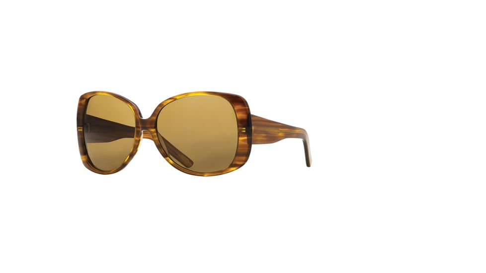 Carmen Marc Valvo CM Lucia SECM LUCI06 Single Vision Prescription Sunglasses SECM LUCI065825 BN - Frame Color Bamboo, Lens Diameter 65 mm