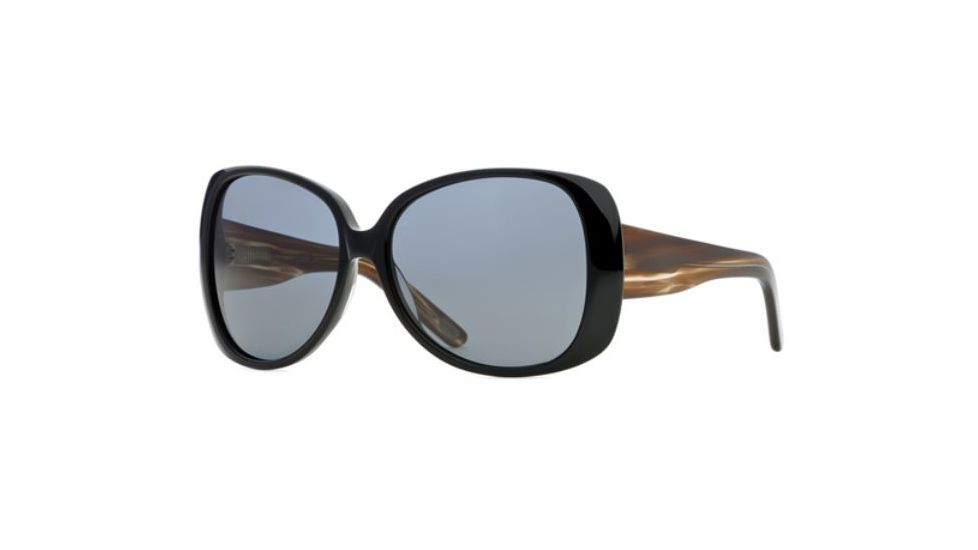 Carmen Marc Valvo CM Lucia SECM LUCI06 Single Vision Prescription Sunglasses SECM LUCI065825 BK - Frame Color Black Oyster, Lens Diameter 65 mm
