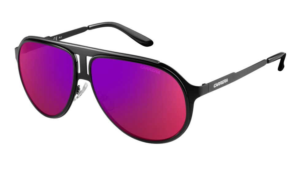 Carrera 100/S Single Vision Prescription Sunglasses CA100S-0HKQ-MI-5912 - Frame Color Black Ruthenium, Lens Diameter 59 mm