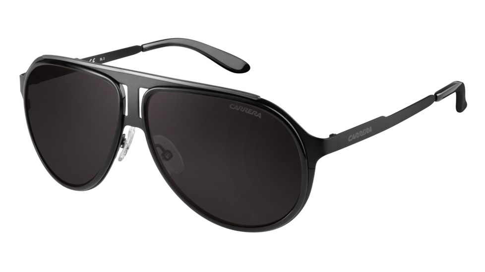 Carrera 100/S Single Vision Prescription Sunglasses CA100S-0HKQ-NR-5912 - Frame Color Black Ruthenium, Lens Diameter 59 mm