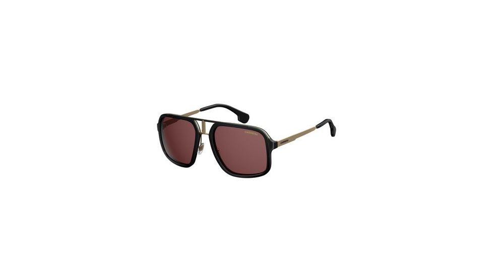 Carrera 1004/S Progressive Prescription Sunglasses CA1004S-02M2-W6-5720 - Frame Color Black/Gold, Lens Diameter 57 mm