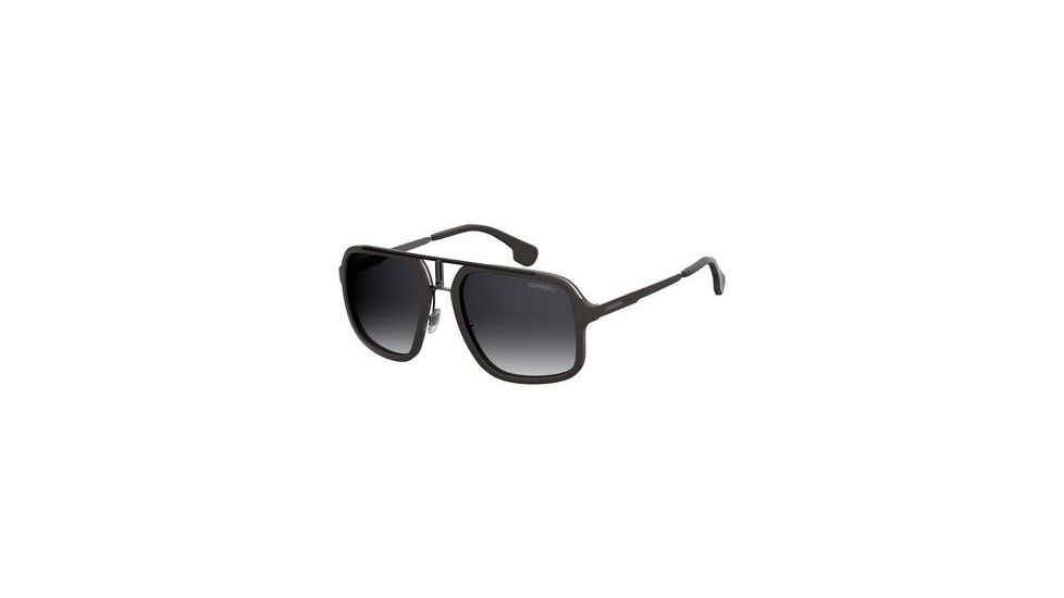Carrera 1004/S Progressive Prescription Sunglasses CA1004S-0TI7-9O-5720 - Frame Color Matte Black Ruthenium, Lens Diameter 57 mm