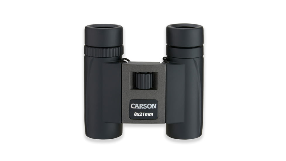 Carson 8x21mm Compact Binoculars, Black/Grey TM-821