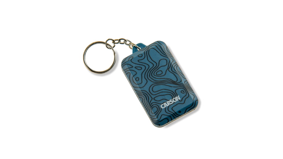 Carson Keychain Flashlight, Blue, 1.4 in x 0.5 in x 2.4 in, KL-10BU