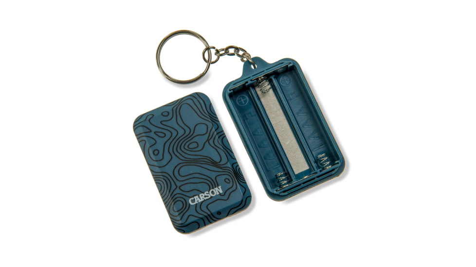 Carson Keychain Flashlight, Blue, 1.4 in x 0.5 in x 2.4 in, KL-10BU
