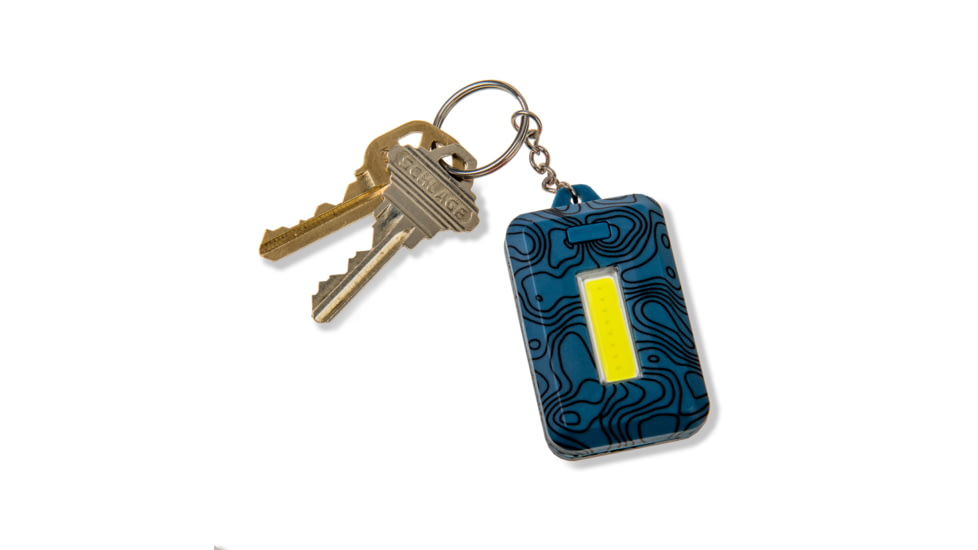 Carson Keychain Flashlight, Blue, 1.4 in x 0.5 in x 2.4 in, KL-10BU
