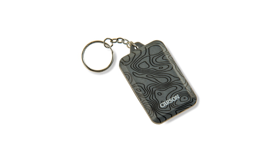 Carson Keychain Flashlight, Grey, 1.4 in x 0.5 in x 2.4 in, KL-10GY