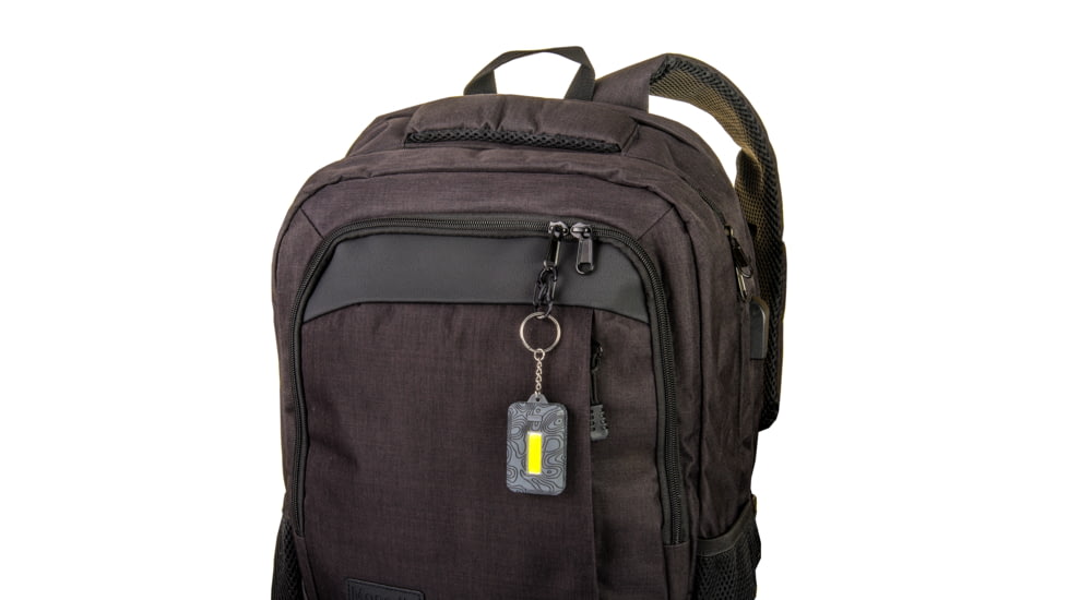 Carson Keychain Flashlight, Grey, 1.4 in x 0.5 in x 2.4 in, KL-10GY