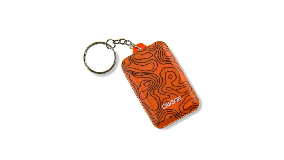 Carson Keychain Flashlight, Orange, 1.4 in x 0.5 in x 2.4 in, KL-10OR