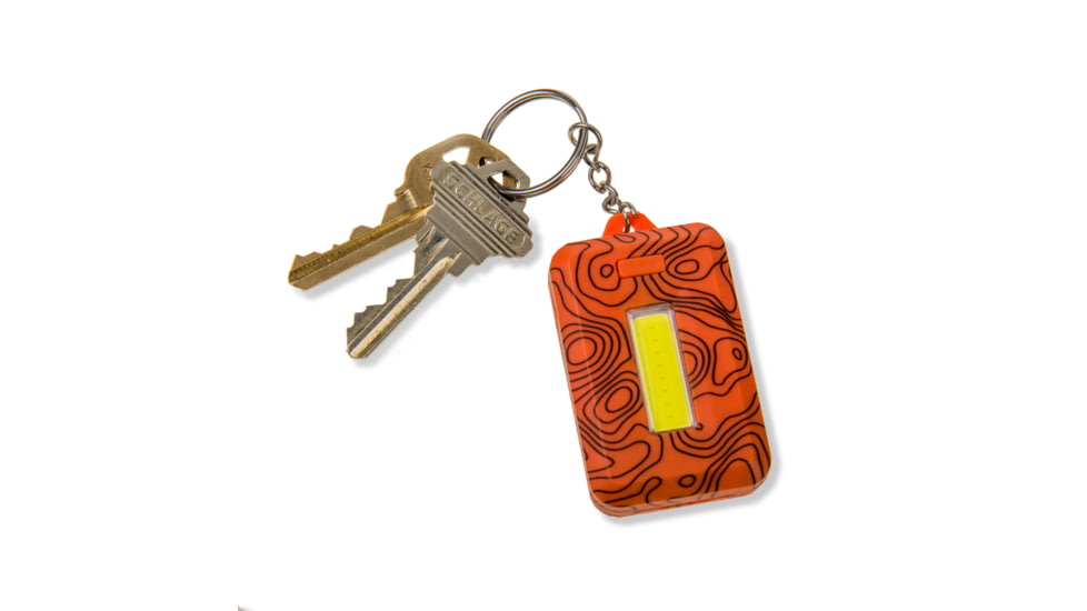Carson Keychain Flashlight, Orange, 1.4 in x 0.5 in x 2.4 in, KL-10OR