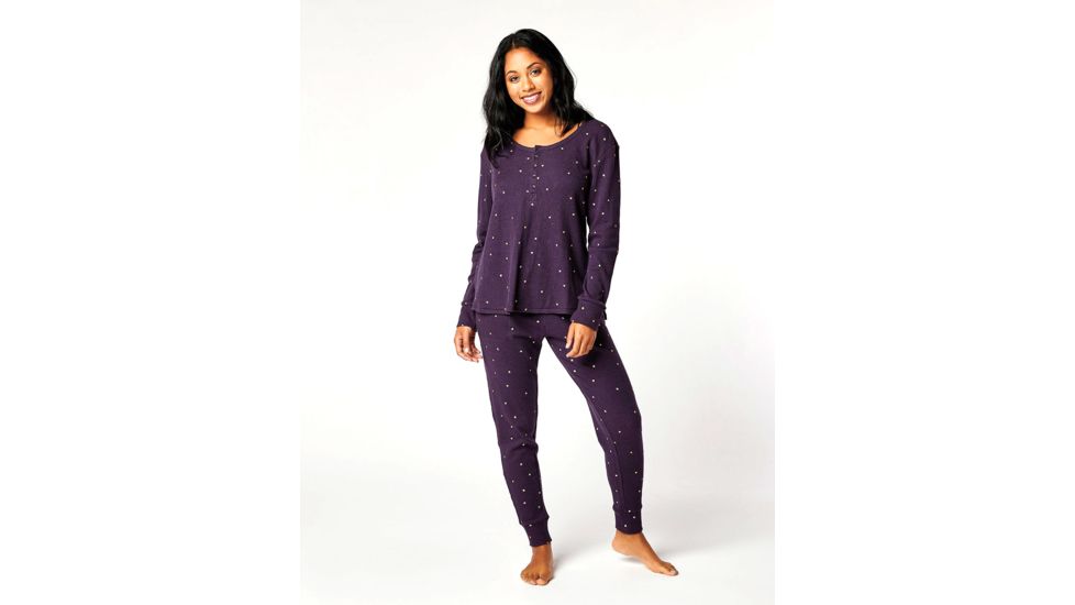 Carve Designs Arleta Long Sleeve Henley - Womens, Shade, Large, TKWF39-589-LG