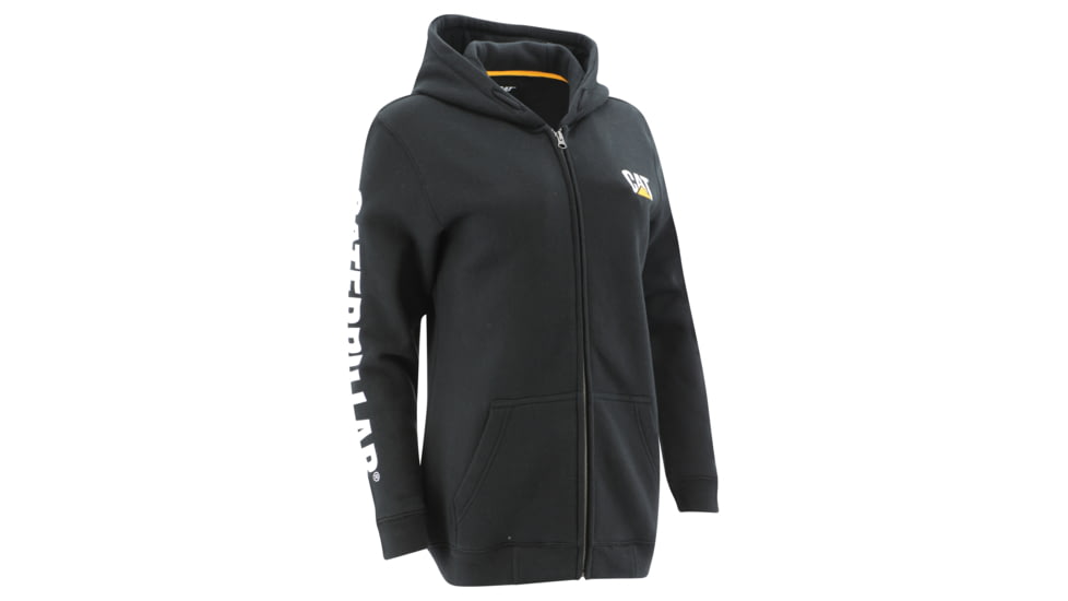 Caterpillar Banner Full Zip Hoodie - Women's, Small, Black, 1050005-10158-S