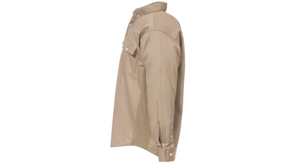 Caterpillar Flame Resistant Work Shirt With Stretch Panels, FR Kelp, Large 1610002-97G-L