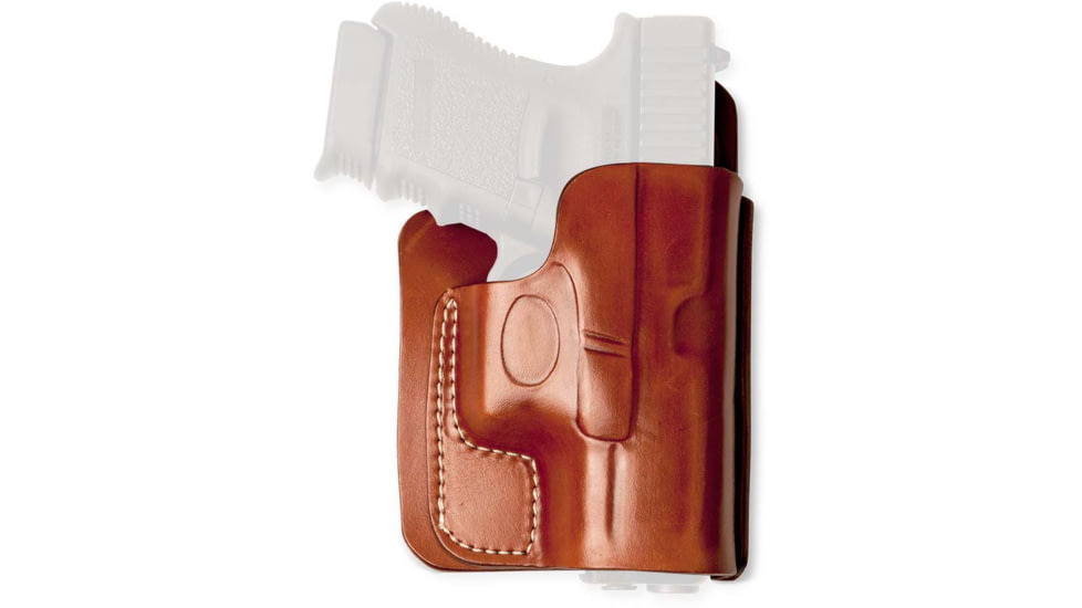 Cebeci Arms Leather Back Pocket Holster for Ruger LC9, Tan, Right Hand, 20446RT04