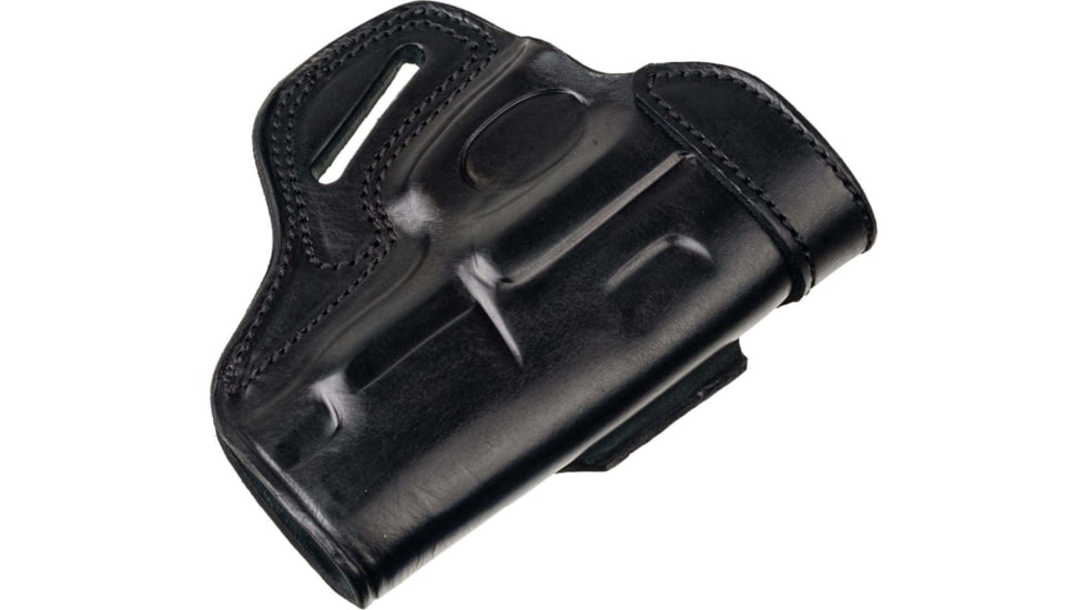 Cebeci Arms Leather Reinforced Combat Grip Holster, 1911 &amp; All Clones 4.5in, Left Hand, Black, 20724LB04