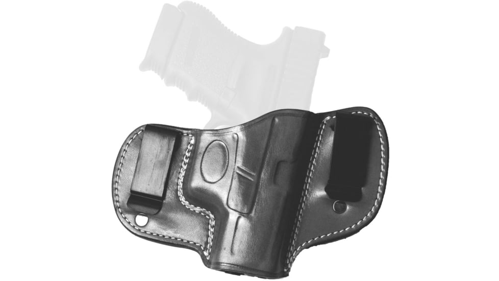 Cebeci Arms Leather Double Clip IWB Holster for FNH 5-7, Black, Right Hand, 20590RB73