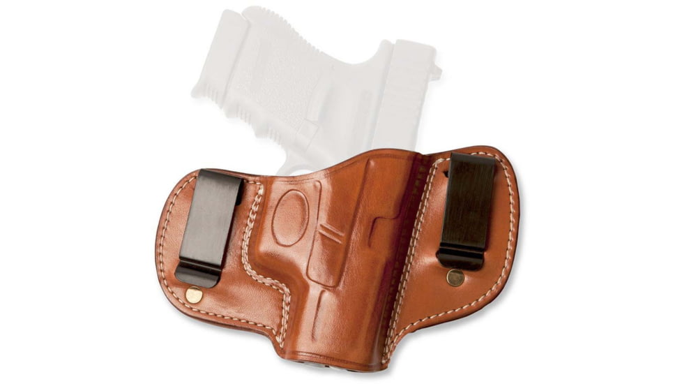 Cebeci Arms Leather Double Clip IWB Holster for FNH 5-7, Tan, Right Hand, 20590RT73