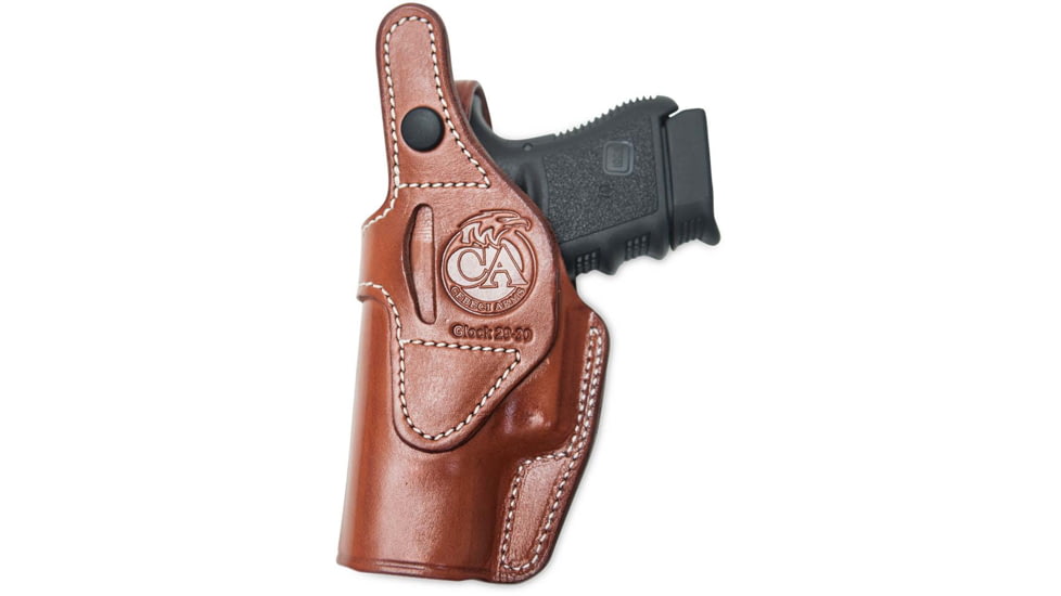 Cebeci Arms Leather IWB Holster for Springfield XD9, XD40 Subcompact 3in, Tan, Left 20795LT54
