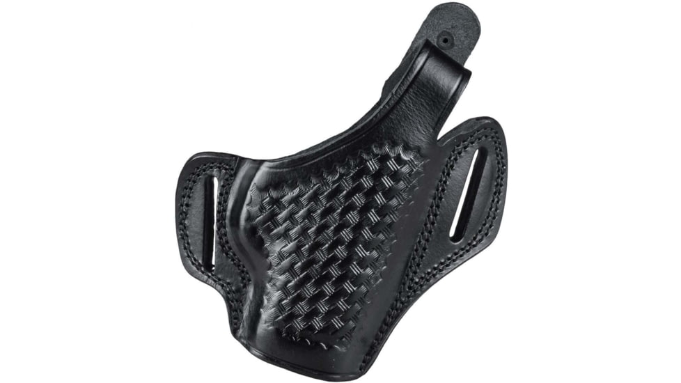 Cebeci Arms Leather Pancake Holster B.weave for Walther Creed, Black, Left Hand, 20948LB83