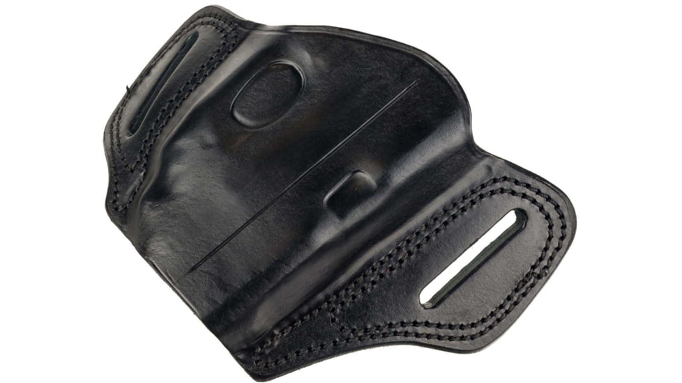 Cebeci Arms Leather Pancake Holster Combat Grip for Sig Sauer P320, Black, Right 20825RB14