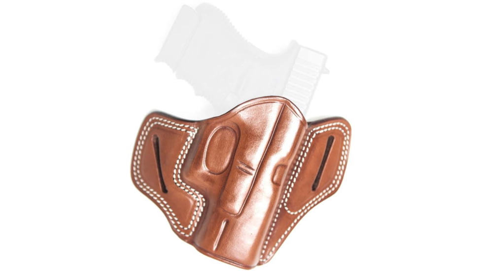 Cebeci Arms Leather Pancake Combat Grip Holsters, Sig Sauer P365, Left, Tan, 20825LT85