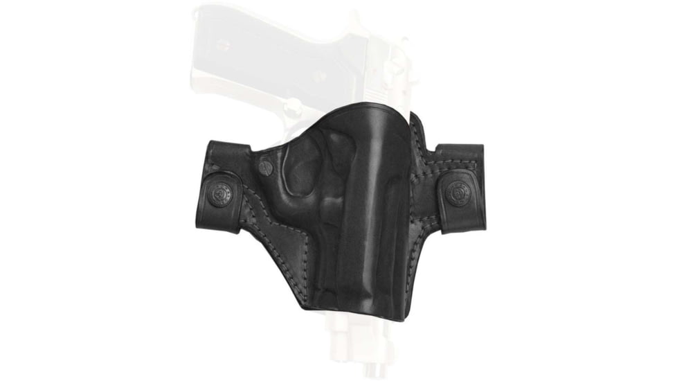 Cebeci Arms Leather Snap Holster for Springfield XD-E, Black, Left Hand, 20832LB80