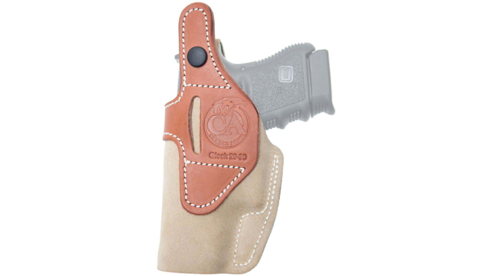 Cebeci Arms Suede IWB Holster for 1911 and All Clones Full Size 5in, Tan, Right 20801RT01