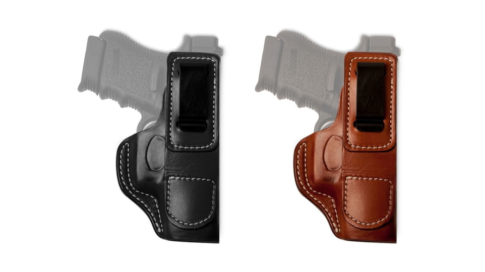Cebeci Arms Taurus Leather Inside Waistband Tuck Holster 20876, Black, Tan