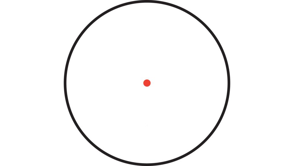 Aimpoint Micro S-1 Red Dot Reflex Sight, 6 MOA Dot Reticle, Black, Semi Matte, Anodized, 200369