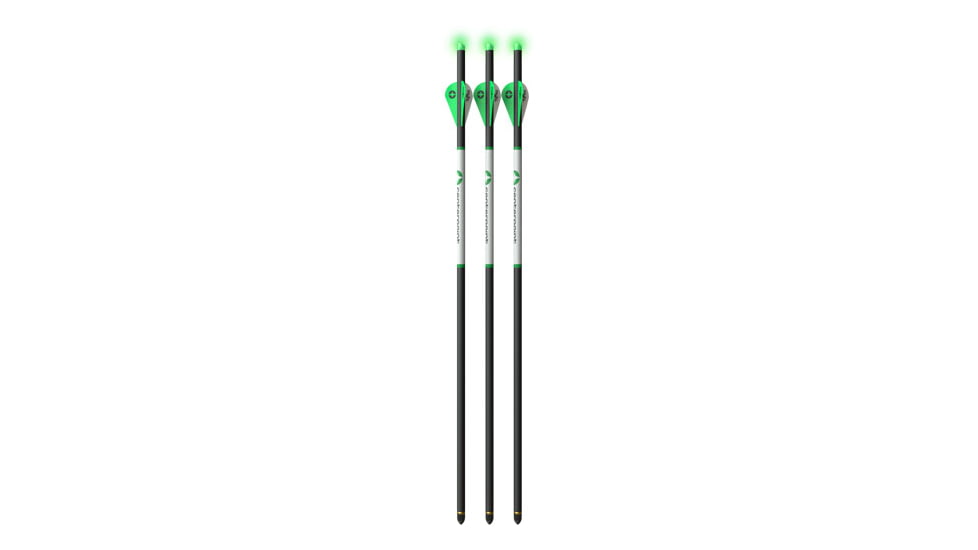 Centerpoint Xbow Premium Arrow 20'' W/green Lighted Nock 3pk