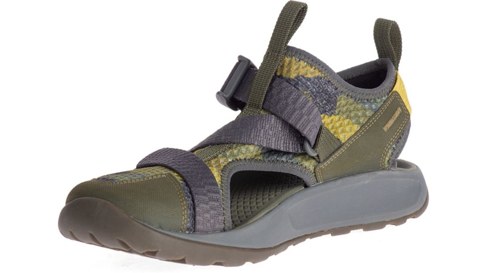 Chaco Odyssey Print - Womens, Camo Olive, Medium, 05.0, JCH107544-05.0