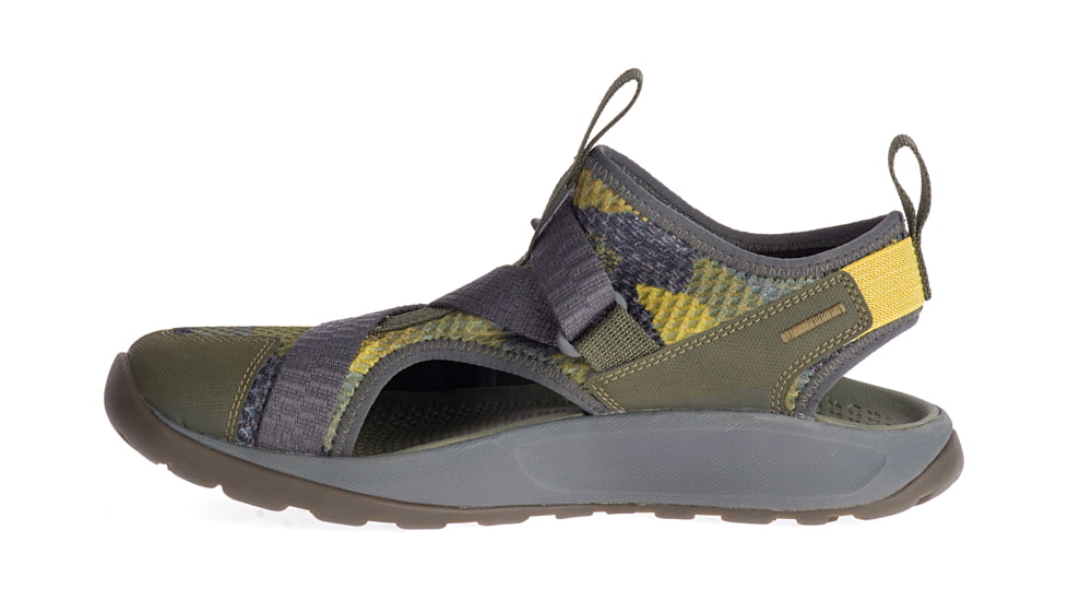 Chaco Odyssey Print - Womens, Camo Olive, Medium, 05.0, JCH107544-05.0