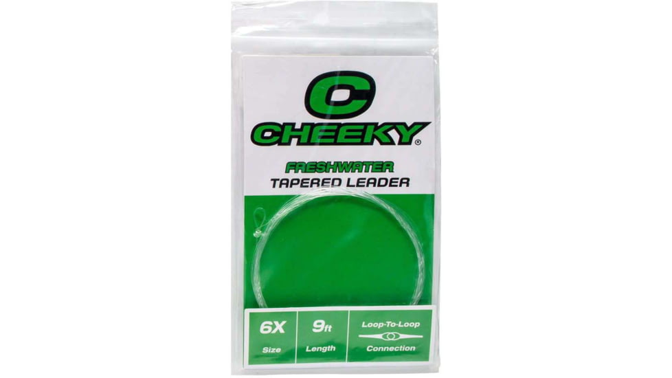 Cheeky Fishing Freshwater Leader, Single, 6X, Clear, C-LEA-6XN-1PK