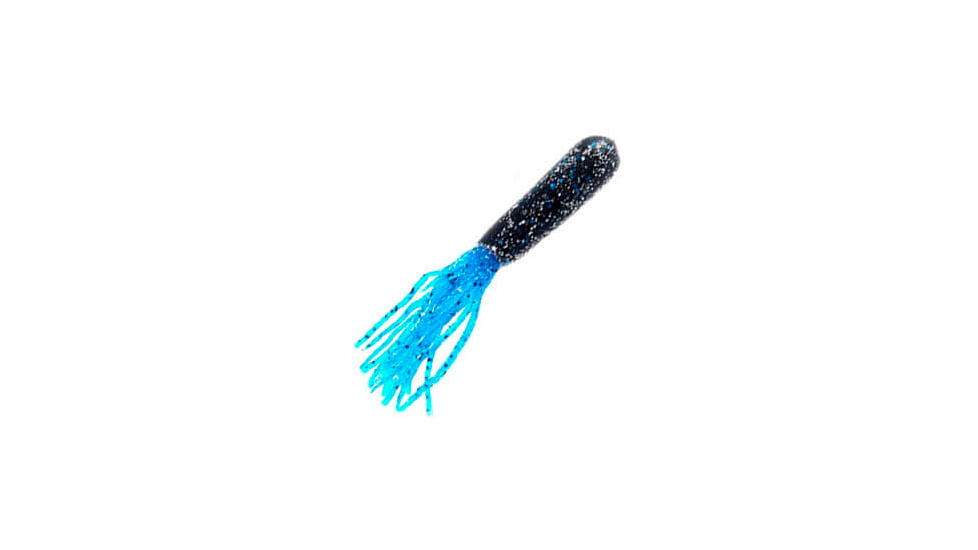 Chompers Finesse Tube Tube, 1, 3.5in, Black/Royal Blue, TB3N10-32