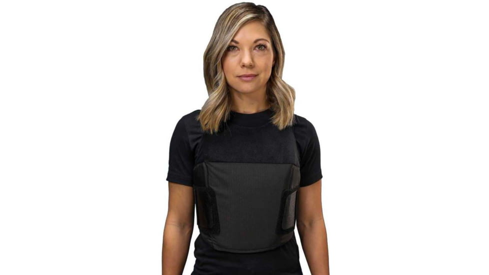 USED Citizen Armor V-Shield Ultra Conceal Body Armor and Carrier - Women's, C1 Standard IIIA, Black, Extra Small, AT-S051BKF, EDEMO1