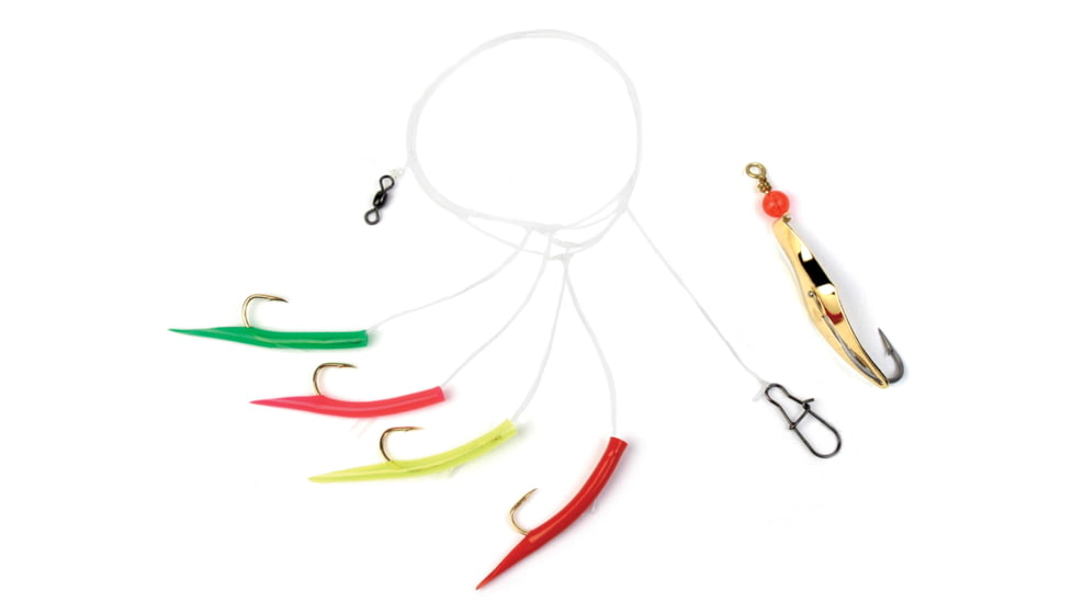 Clarkspoon Mackerel Tree Mackerel Tree Rig w/#00 Gold Clarkspoon, 2/0 Hook 2" Blade, MT-00RBMG