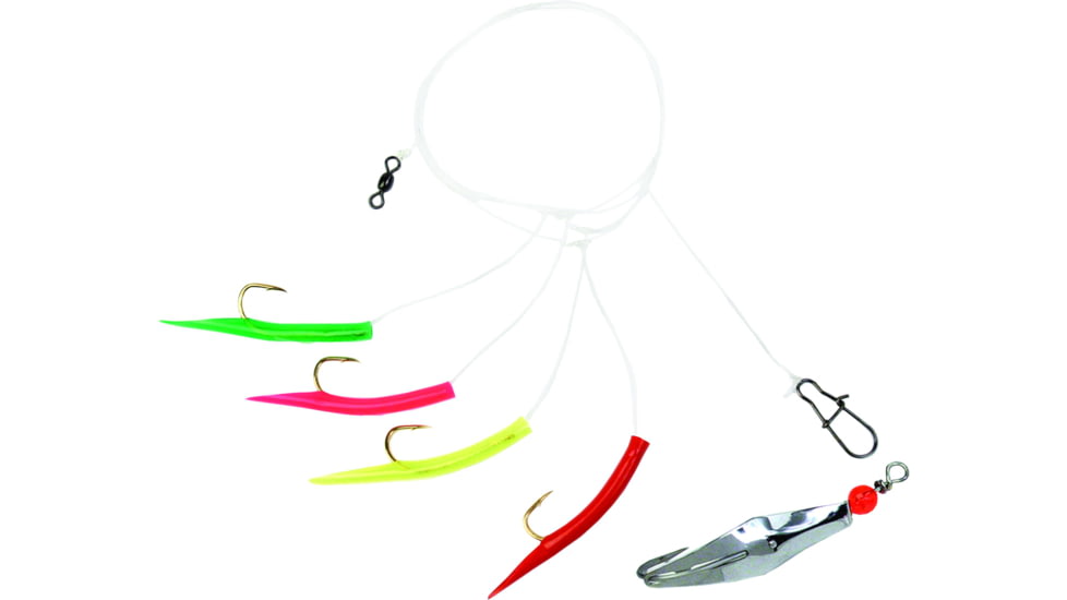 Clarkspoon Mackerel Tree Mackerel Tree Rig w/#00 Silver Clarkspoon, 2/0 Hook, 2" Blade, MT-00RBMS