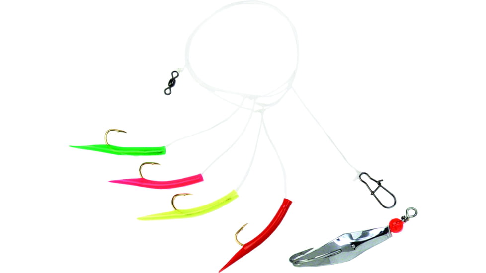 Clarkspoon Mackerel Tree Mackerel Tree Rig w/#0 Silver Clarkspoon, 2/0 Hook, 2.5" Blade, MT-0RBMS