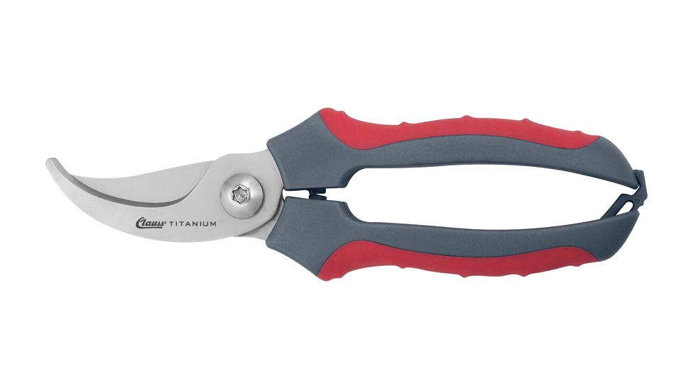 Clauss Pruner,Serrated, Gray/Red Nylon Handle CL18040