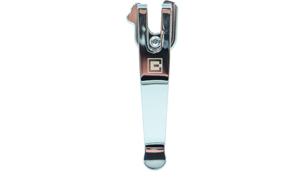 Clip &amp; Carry SwissQlip - Deep Carry Pocket Clip for 91mm Victorinox Swiss Army Knife Models, Chrome, SQLIP91-CHR