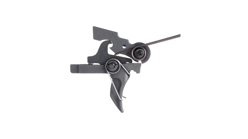 CMC Triggers AR15/AR10 Single Stage Component Trigger-Combat Curved Trigger (CCT), Small Pin, 2.5lb Pull, Black, 2.5lb, 50701